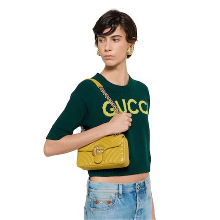 Replica Gucci GG Marmont Small Shoulder Bag 837280 AAE38 7316 (7)
